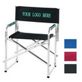 Folding Aluminum Director's Chair